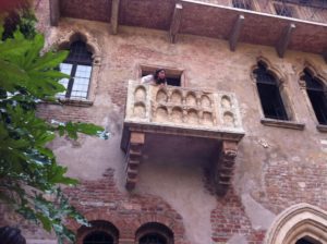 Verona, il balcone di Giulietta