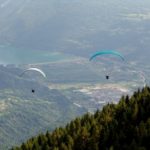 Paragliding on Santa Croce valley