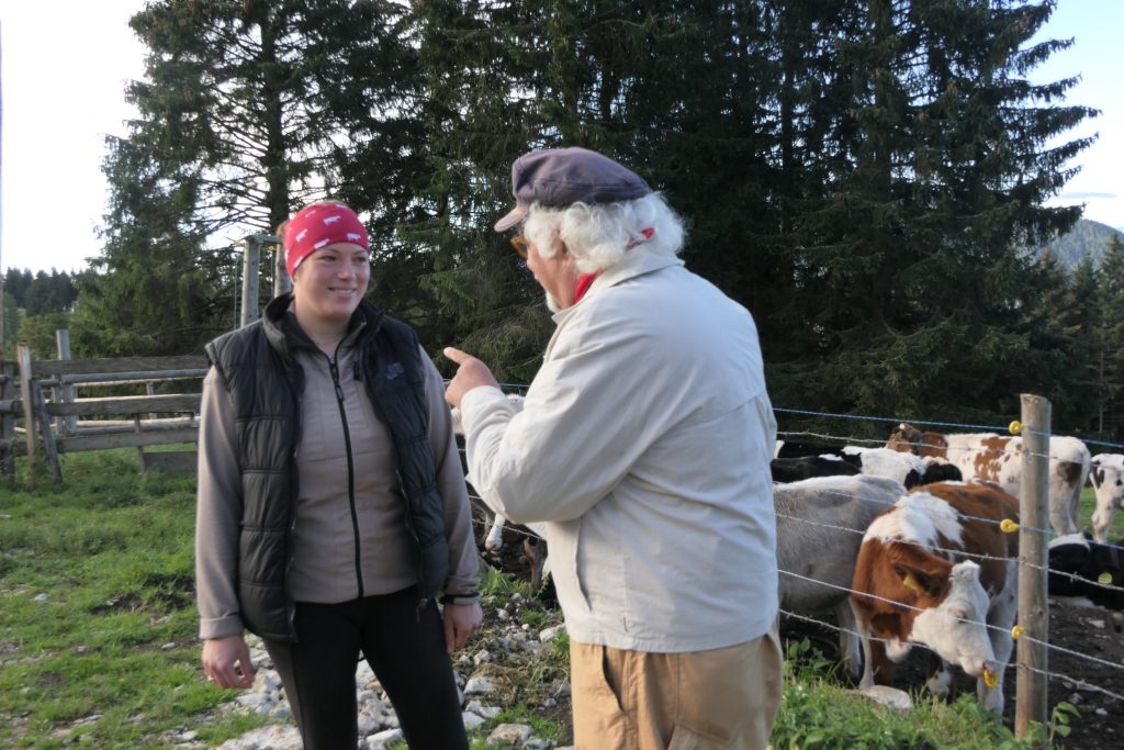 Malga Larici di Sotto, Patrizio e Sara Strazzabosco