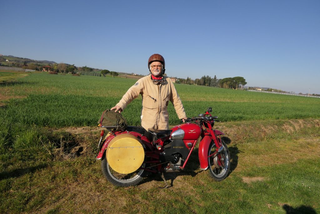 Patrizio in posa con Elettrone