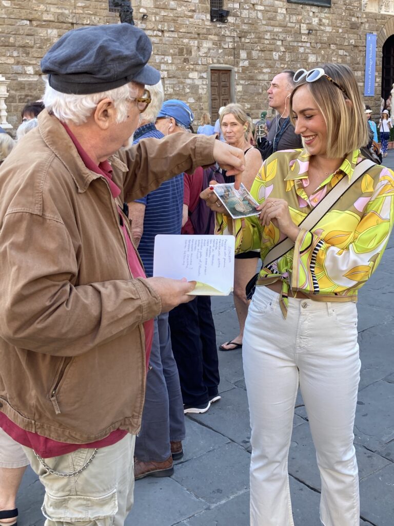 Patrizio e Lauren a Firenze