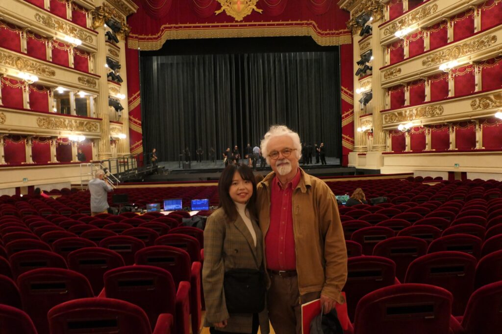 Patrizio e Nana alla Scala